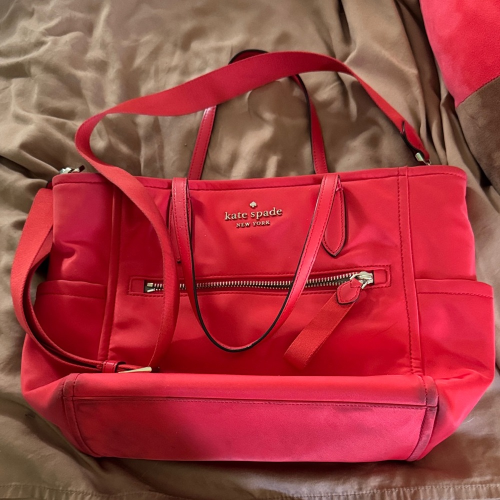 Kate Spade Vibrant Red Tote Bag